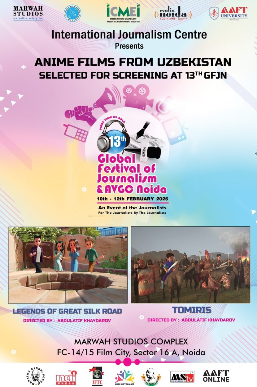 Uzbekistan’s Animated Films Shine at the 13th Global Festival of Journalism & AVGC Noida 2025 490760130_10239720899060146_5946065445072354059_n-1