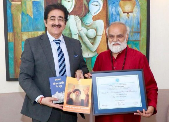 Swami Chaitanya Keerti Ji Honored with Life Membership of World Peace Foundation 490995118_10160331043366065_8295382456652416677_n