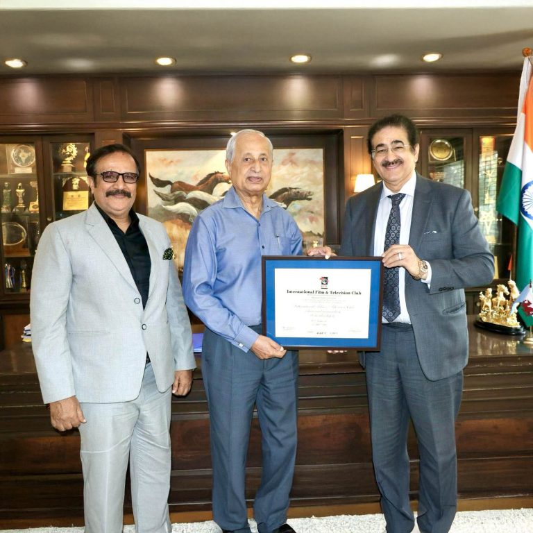 Former Secretary of Tourism, Government of India, Madan Prasad Bezbaruah Visits Marwah Studios 492394907_10239889384072166_3461724433129219873_n