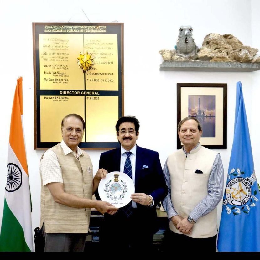 Dr. Sandeep Marwah Honoured by Distinguished Military Leaders for Promoting India Globally Military Leaders for Promoting India Globally