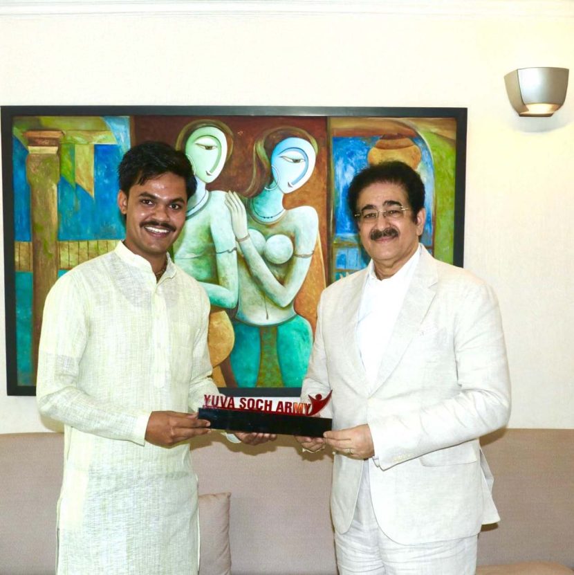 Sandeep Marwah Honoured by Yuva Soch Army for Service in Uniform and Social Contribution Sandeep Marwah Honoured by Yuva Soch Army for Service in Uniform and Social Contribution
