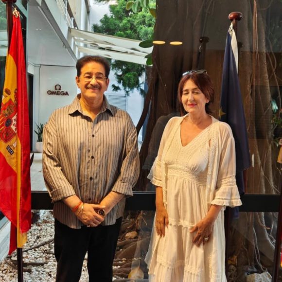 Sandeep Marwah Meets Isabel Jiménez in Barcelona to Strengthen Indo-Spanish Cultural Ties