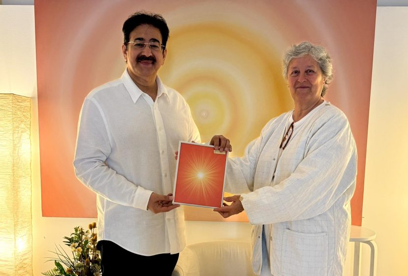 Sandeep Marwah Visits Brahma Kumaris Spiritual & Meditation Centre in Barcelona, Strengthens Ties Through Dialogue on Peace and Spirituality Dialogue on Peace and Spirituality