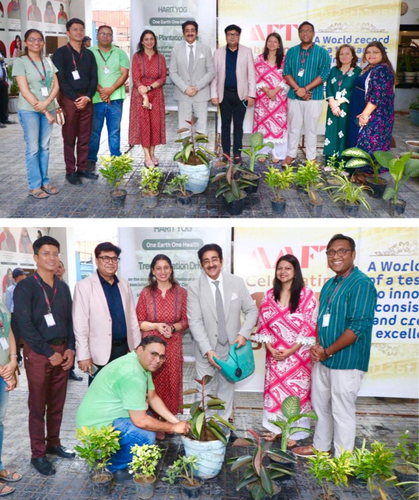 125 Trees Planted to Commemorate the 125th Batch of AAFT on International Day of Yoga 125 Trees Planted to Commemorate