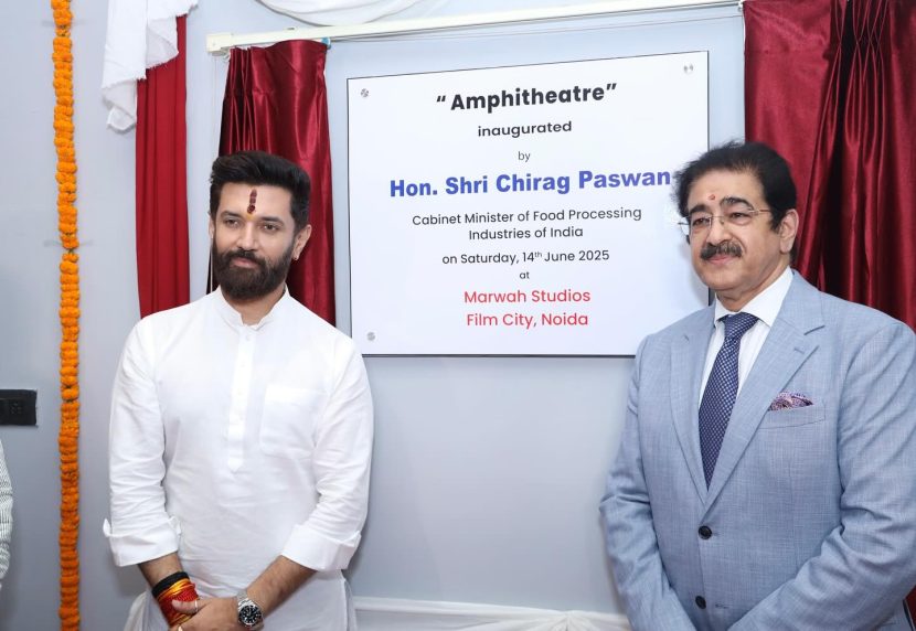 New Amphitheatre Inaugurated by Union Minister Chirag Paswan During Celebrations of 125th Batch of AAFT Chirag Paswan During Celebrations of 125th Batch of AAFT