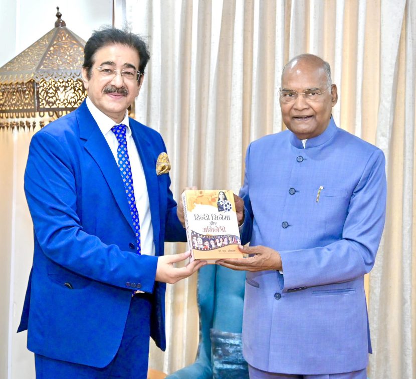 Dr. Sandeep Marwah Pays Respectful Visit to 14th President of India; Receives Blessings in the Form of a Book on Cinema Blessings in the Form of a Book on Cinema
