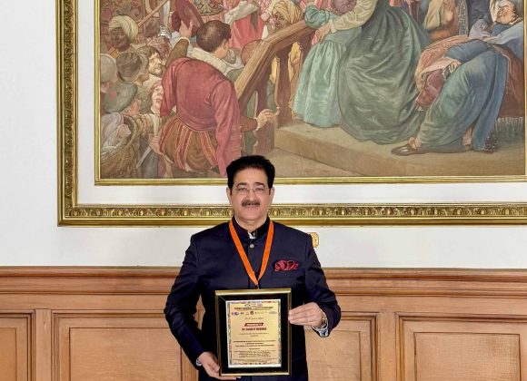 Dr. Sandeep Marwah Honored in Edinburgh, Scotland for Setting Ten World Records in Media and Education Dr. Sandeep Marwah Honored in Edinburgh