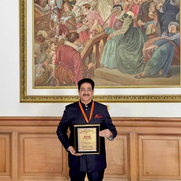 Dr. Sandeep Marwah Honored in Edinburgh