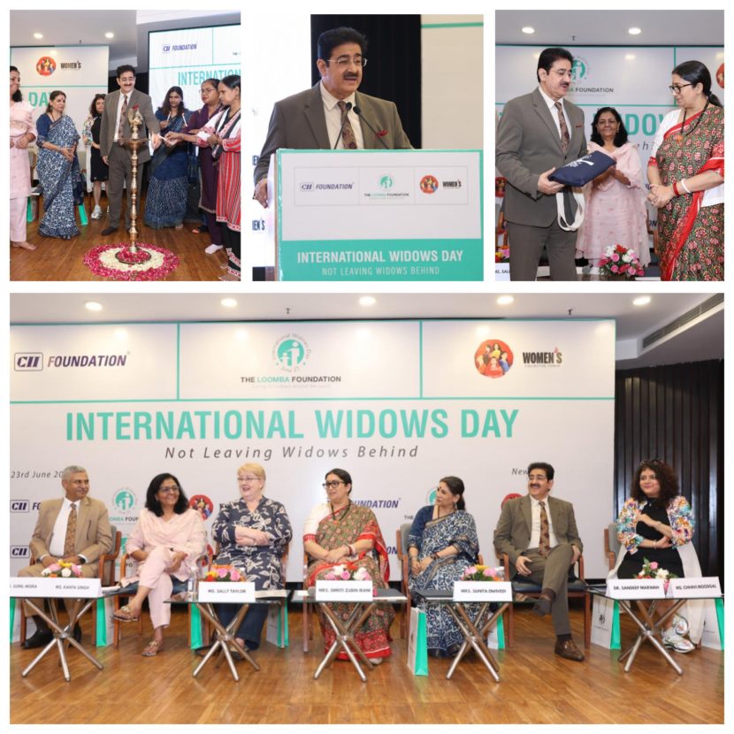 Dr. Sandeep Marwah Inaugurates International Widows’ Day at India International Centre Inaugurates International Widows’ Day