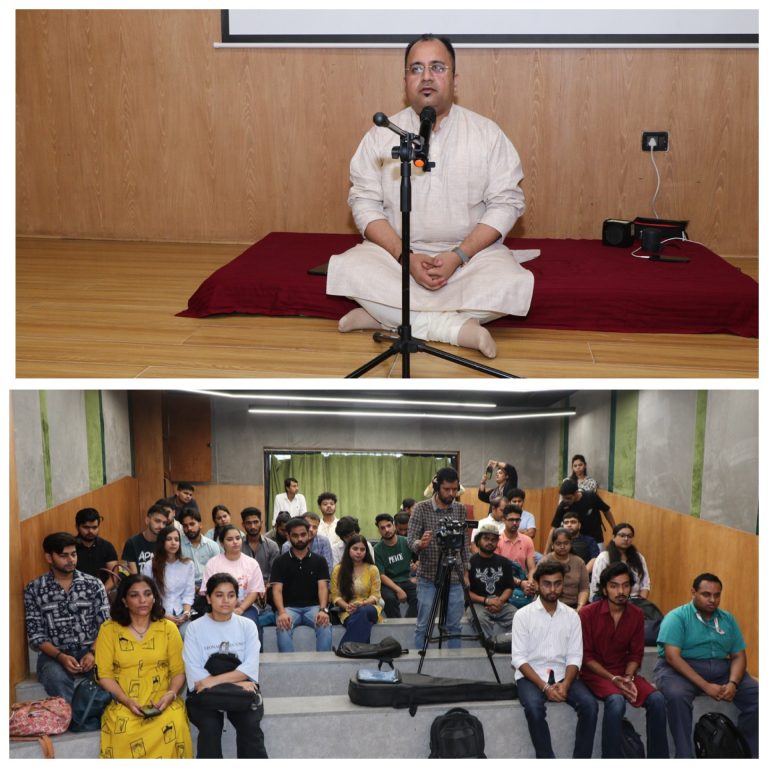 Workshop by Kshitij Mathur at AAFT