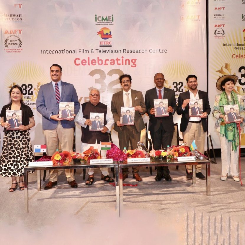 “The Architect of Aspirations” – Book on Dr. Sandeep Marwah Released Amidst Grand Celebration of 32 Glorious Years of IFTRC Grand Celebration of 32 Glorious Years of IFTRC