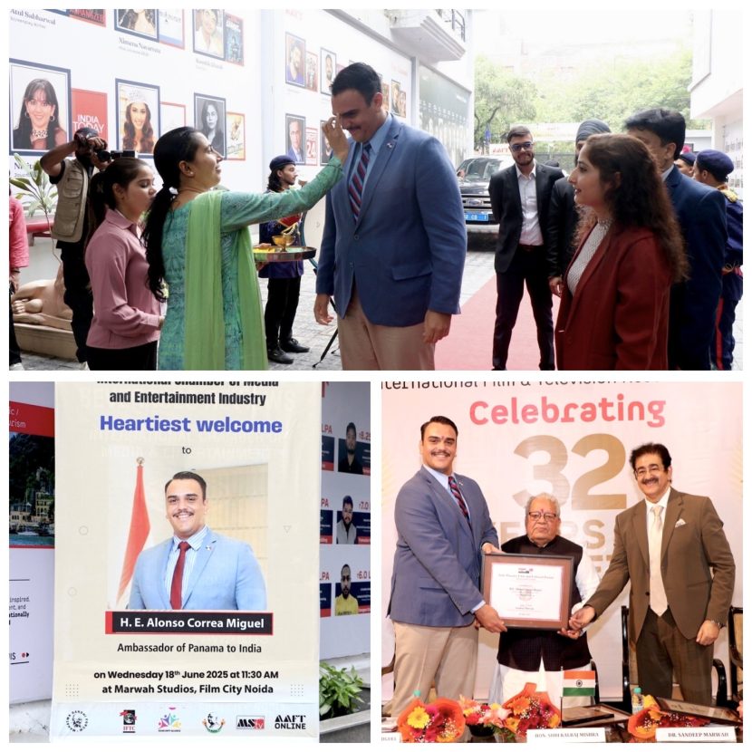 Alonso Correa Miguel Honoured with Patronship of Indo Panama Film and Cultural Forum Alonso Correa Miguel Honoured with Patronship