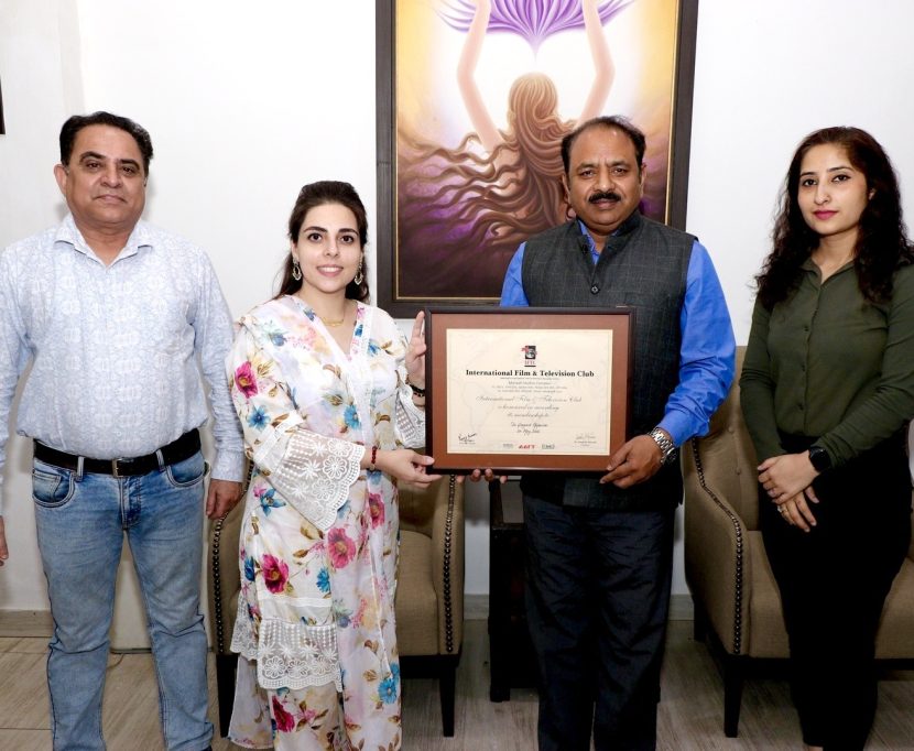 Dr. Sougand Akbarian from Iran Visits Marwah Studios; Honored with Life Membership of IFTC Dr. Sougand Akbarian from Iran Visits Marwah Studios; Honored with Life Membership of IFTC