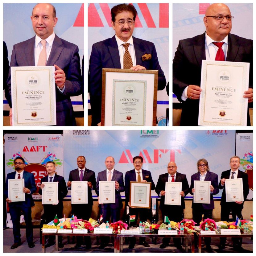 AAFT Registers 10th World Record: Becomes the Only Creative Institution to Launch 125 Batch-Recognized by World Book of Records 125 Batch-Recognized by World Book of Records
