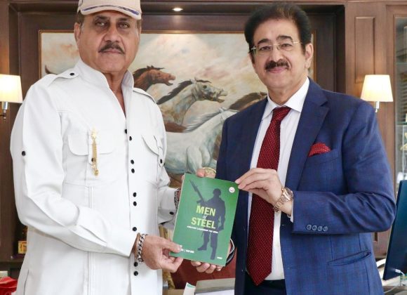 Gen. Ajay Kumar Singh Visits Marwah Studios, Presents His Book “Men of Steel” Ajay Kumar Singh Visits Marwah Studios Presents His Book