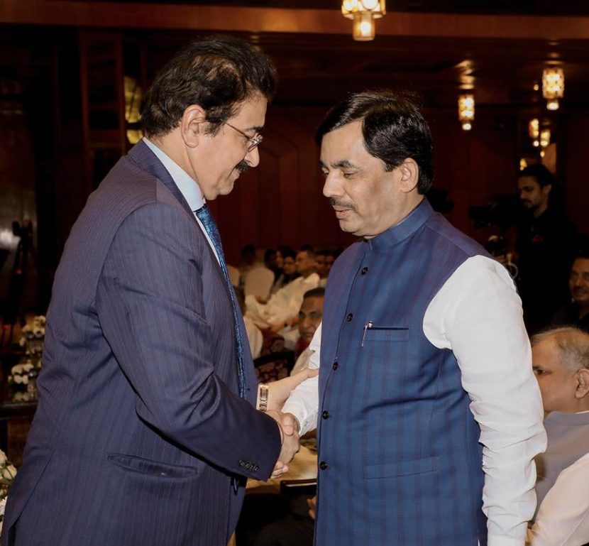 Dr. Sandeep Marwah Invites Senior BJP Leader Shri Shah Nawaz Hussain to Visit AAFT BJP Leader Shri Shah Nawaz Hussain to Visit AAFT