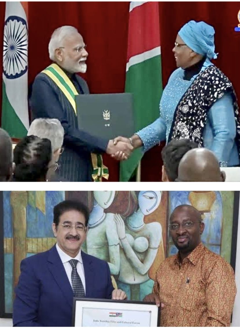 Indo Namibia Film and Cultural Forum Congratulates Namibia on the Historic Visit of Prime Minister Narendra Modi Namibia on the Historic Visit of Prime Minister Narendra Modi