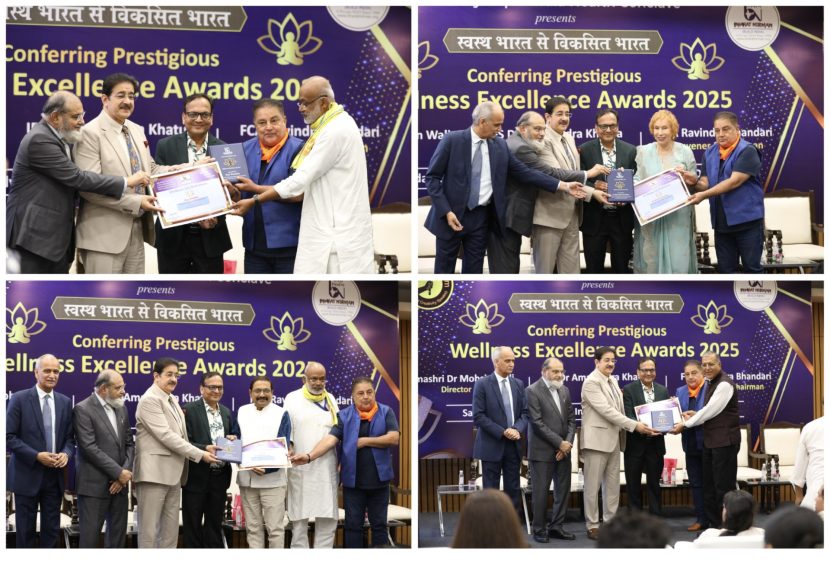 Dr. Sandeep Marwah Presents Health & Wellness Excellence Awards at 27th Mystique India Health Conclave Awards at 27th Mystique India Health Conclave
