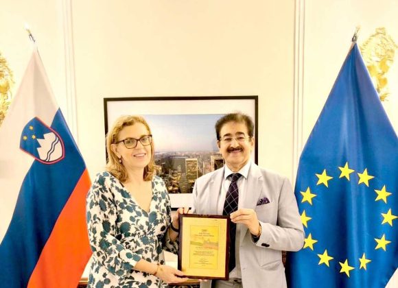 ICMEI Honours Ambassador of Slovenia H.E. Mateja Vodeb Ghosh with a Memento on Her Departure ICMEI Honours Ambassador of Slovenia