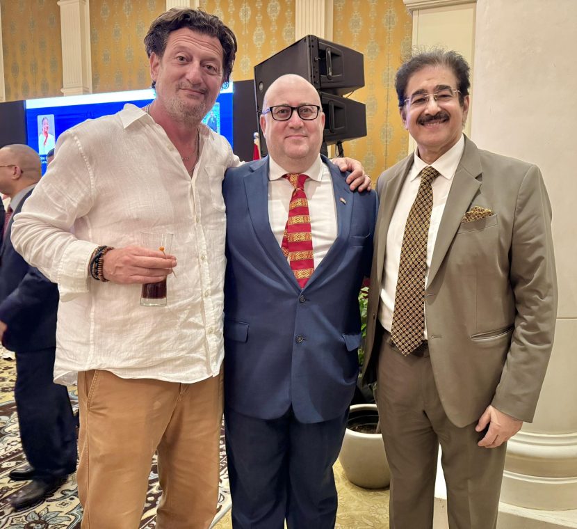 Renowned Maltese Actor Manuel Cutajar Meets Dr. Sandeep Marwah of Marwah Studios Renowned Maltese Actor Manuel Cutajar Meets