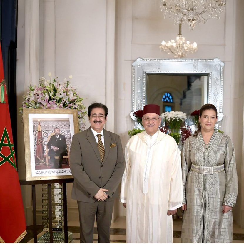 Dr. Sandeep Marwah Joins Celebrations of the 26th Anniversary of the Enthronement of His Majesty Mohammed VI, King of Morocco 526728301_10160783942101065_8595606546782029629_n