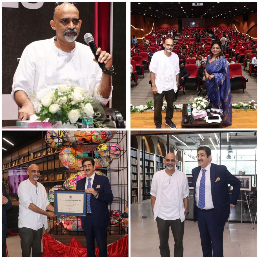 World-Renowned Artist George Martin Unveils Magnificent Sculpture at Marwah Studios in Collaboration with AAFT School of Fine Arts 540694469_10160880129096065_6698237693844268253_n