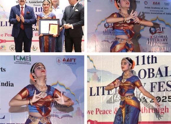 Kuchipudi Dance Recital by Drisha Trehan Mesmerizes Audience at 11th Global Literary Festival Noida 2025 557412697_10242339584685650_8190644992356472506_n