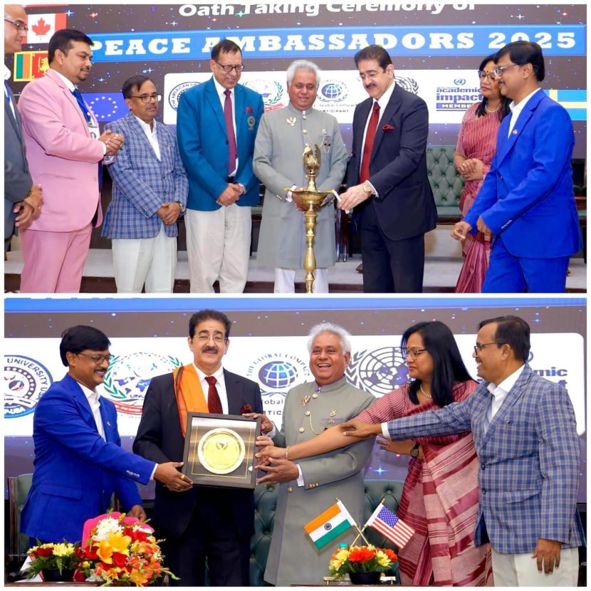 Dr. Sandeep Marwah Inaugurates UDMP Diplomatic Mission for Peace on the Occasion of 80 Glorious Years of the United Nations Powerful Networking Meet in Association