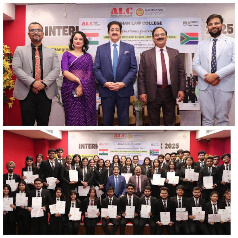 Asian Law College Students Honoured with Indo South Africa Film and Cultural Forum Membership and University of Cape Town Certification 577596753_10242881190105447_3801056723454001243_n
