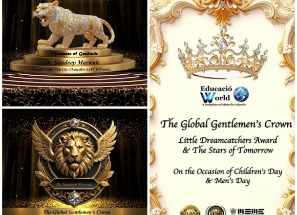 Dr. Sandeep Marwah Honoured with The Global Gentlemen’s Crown on Men’s Day for Exceptional Leadership and Social Contribution 586600604_10161183876056065_9163957980301271910_n