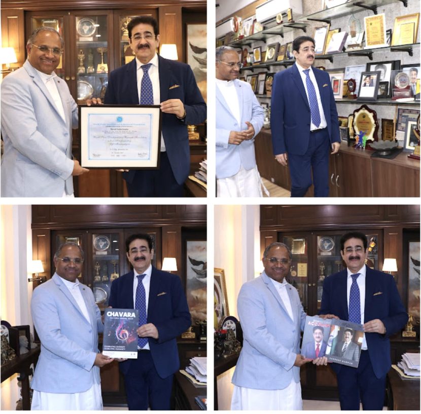 Father Dr. Roby Kannanchira Honoured with Life Membership of the WPDRF at Marwah Studios 594067958_10243232311563264_6663697172093145715_n