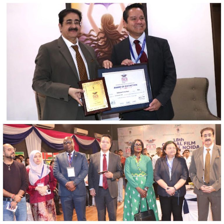 Peruvian Film “The Best Families” Receives Award of Distinction at 18th Global Film Festival Noida 2025 598585754_10243502718323264_4065084395725659981_n