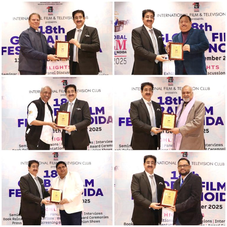 Dr. Sandeep Marwah Honours Eminent Film Industry Leaders at the 18th Global Film Festival Noida 2025 598828513_10161278325361065_6480910433847088647_n