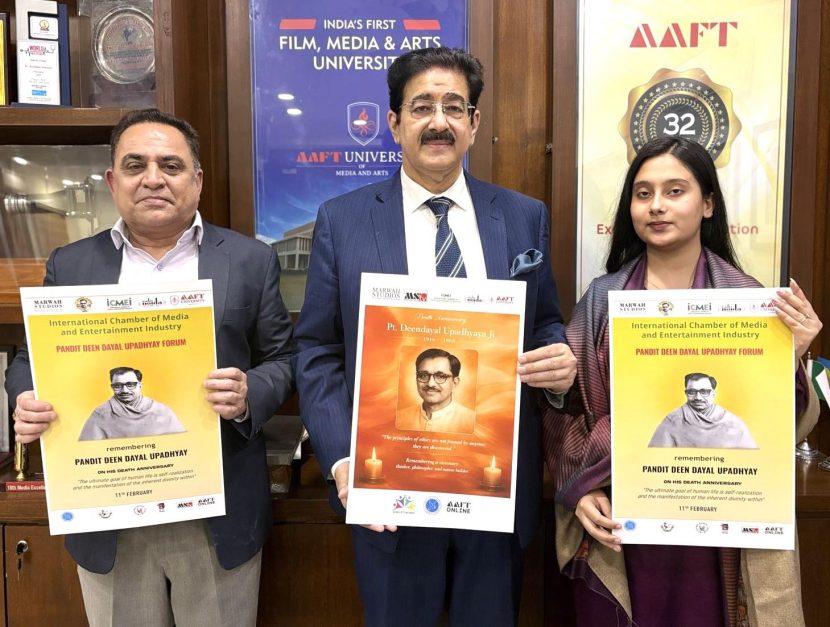 Tribute Paid to Deendayal Upadhyaya at Marwah Studios 633825790_10244378380374268_1831855834627032527_n