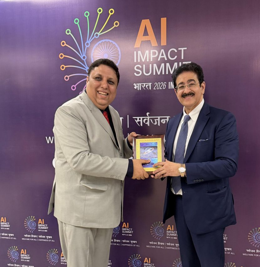 Dr. Sandeep Marwah Honoured at AI Impact Summit for Pioneering Contribution to Artificial Intelligence in Creative Arts 639159879_10161525053886065_4502394223553620232_n-1