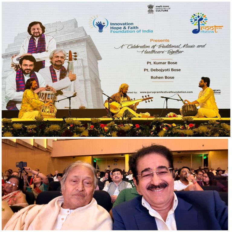 Sandeep Marwah Inaugurates Grand Indian Classical Music Evening at Kamani Auditorium 655628695_10161668221901065_7324997167495712073_n