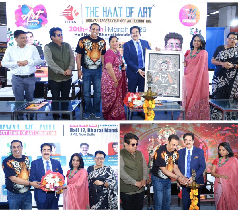 Dr. Sandeep Marwah Inaugurates Grand 3-Day Art Expo “HAAT ART” at Bharat Mandapam 655774380_10161662432191065_266117150212916184_n