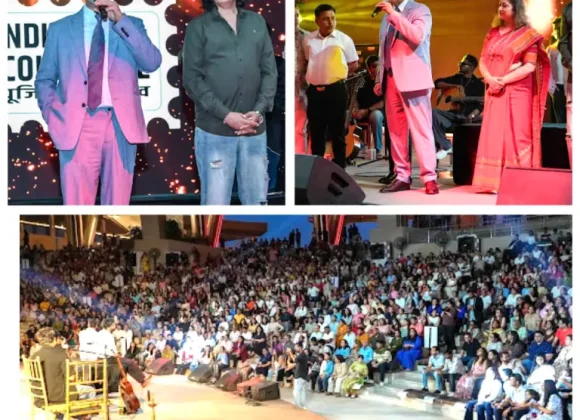Sandeep Marwah Inaugurates First-Ever Music Jamming Program at Bharat Mandapam 682514974_10245607633544829_541736276568460170_n