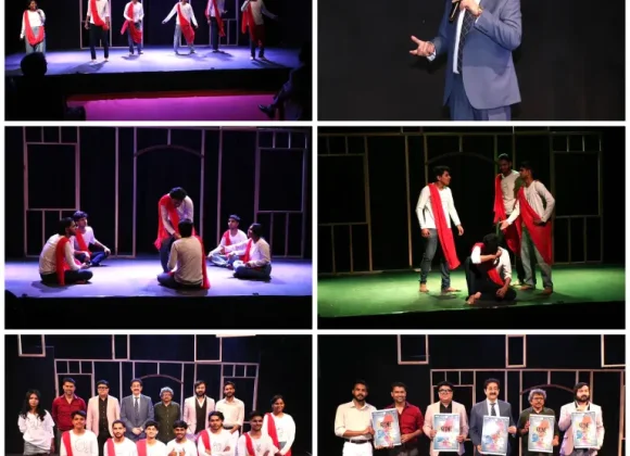 AAFT School of Drama and Acting Presents Powerful Stage Play “Kitne Chehre” at Marwah Studios 682554656_10161811396226065_3002444406038069778_n