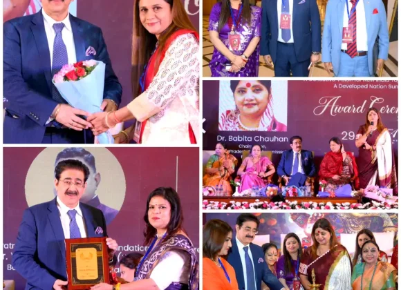 Dr. Sandeep Marwah Honoured with Golden Achievers Award at Viksit Bharat 2047 Conclave 685845005_10161823579406065_1148305202130374097_n