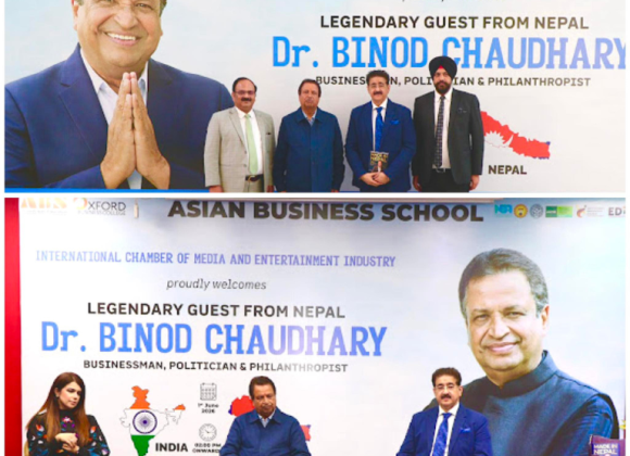 Historic Visit of Dr. Binod Chaudhary Inspires Future Business Leaders at Asian Business School 1