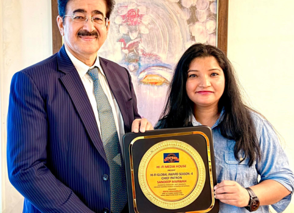 Dr. Sandeep Marwah Honoured by Hi Fi Global Awards, Nepal for Strengthening India-Nepal Relations 2