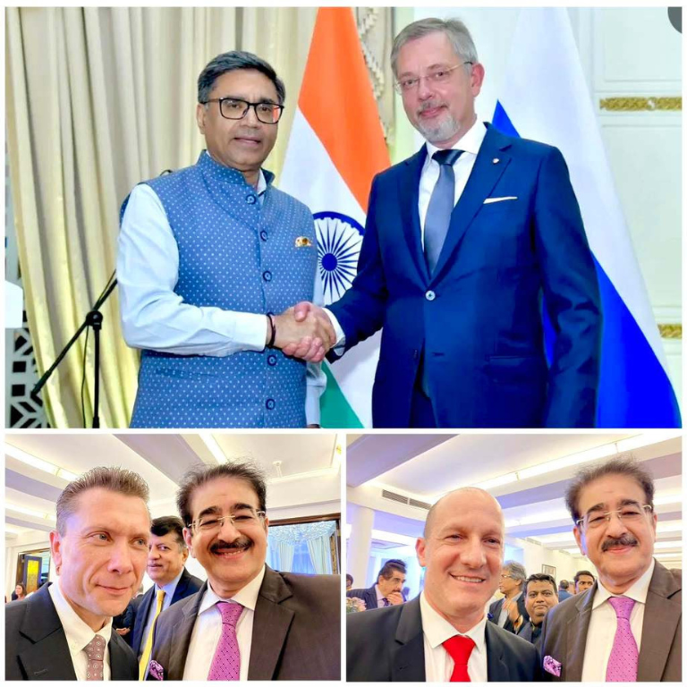 Dr. Sandeep Marwah Attends Russian National Day Reception at Russian Embassy in New Delhi 2