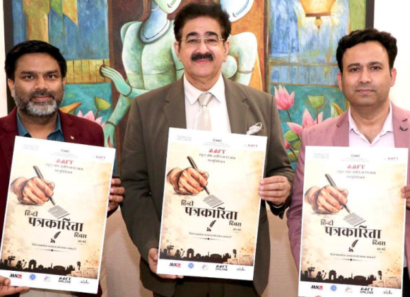 AAFT School of Journalism Commemorates Hindi Patrakarita Diwas with Great Enthusiasm 4