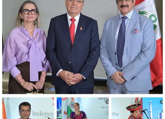 Dr. Sandeep Marwah Congratulates Ambassador of Peru on the 205th Independence Anniversary of the Republic of Peru 4