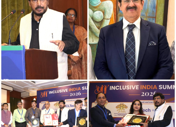 Sandeep Marwah Honoured for Promoting MSMEs in India at Inclusive India Summit 4