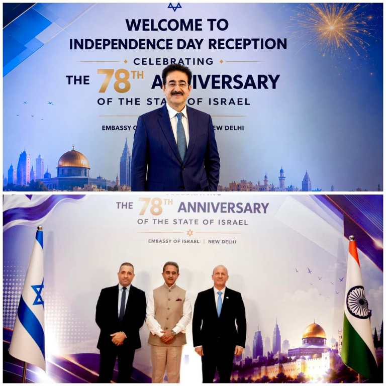 Dr. Sandeep Marwah Attends Israel National Day Celebration, Reaffirms Commitment to Strengthening India-Israel Cultural Relations 4