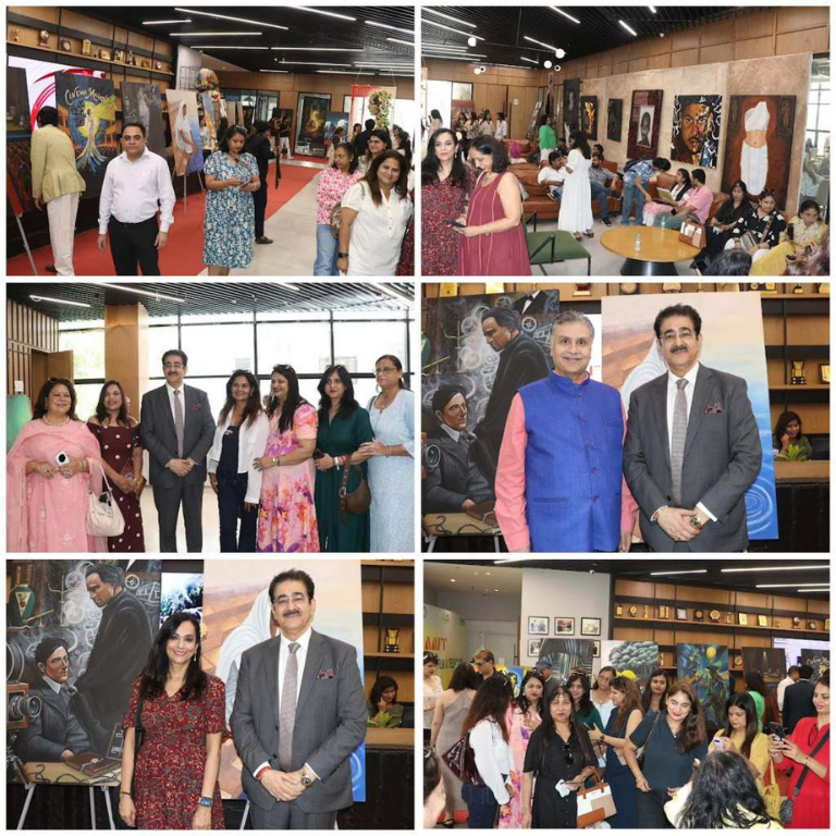 Exhibition of Paintings by AAFT School of Fine Arts Students Inaugurated During 128th AAFT Festival of Short Digital Films 4