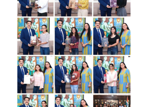 AAFT Students Present Research Study on Branding at International Film and Television Research Centre 5