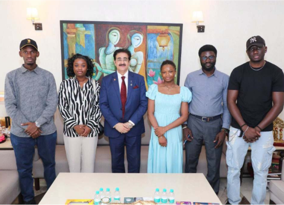 Team of Afro Asian Students Association Visits Marwah Studios to Strengthen Asia-Africa Student Relations 5